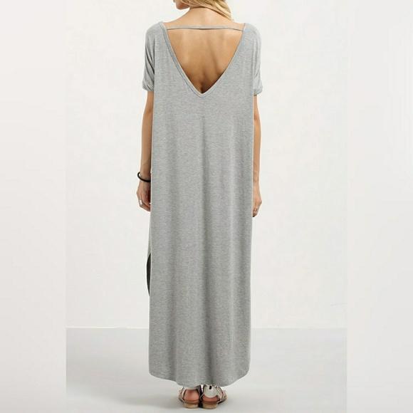 ⬇️VIVA | Hem Split Maxi Dress - Picture 2 of 4